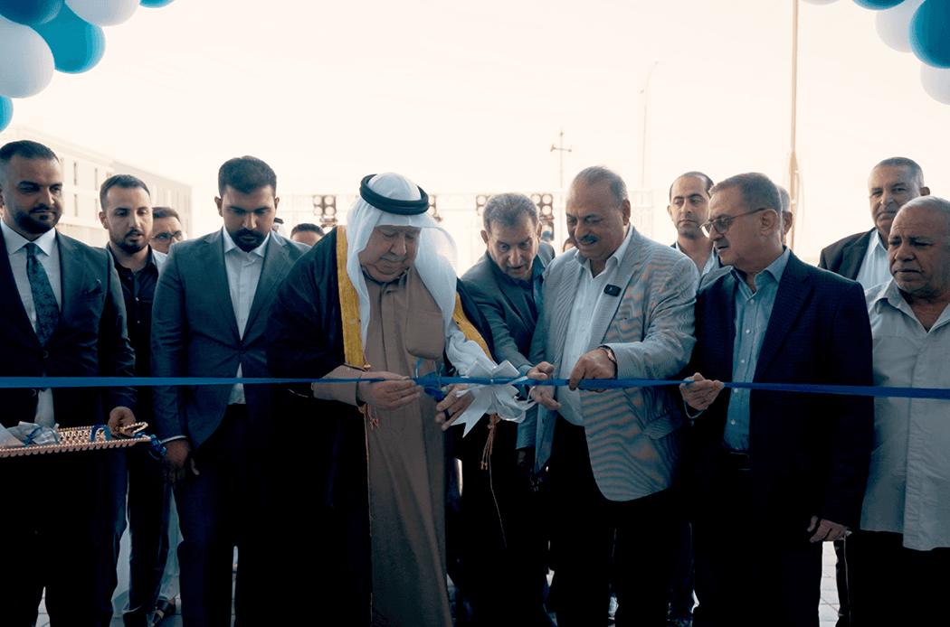 Tire Mall opens the largest and newest center for selling and fitting tires, batteries, and lubricants in Fallujah City.