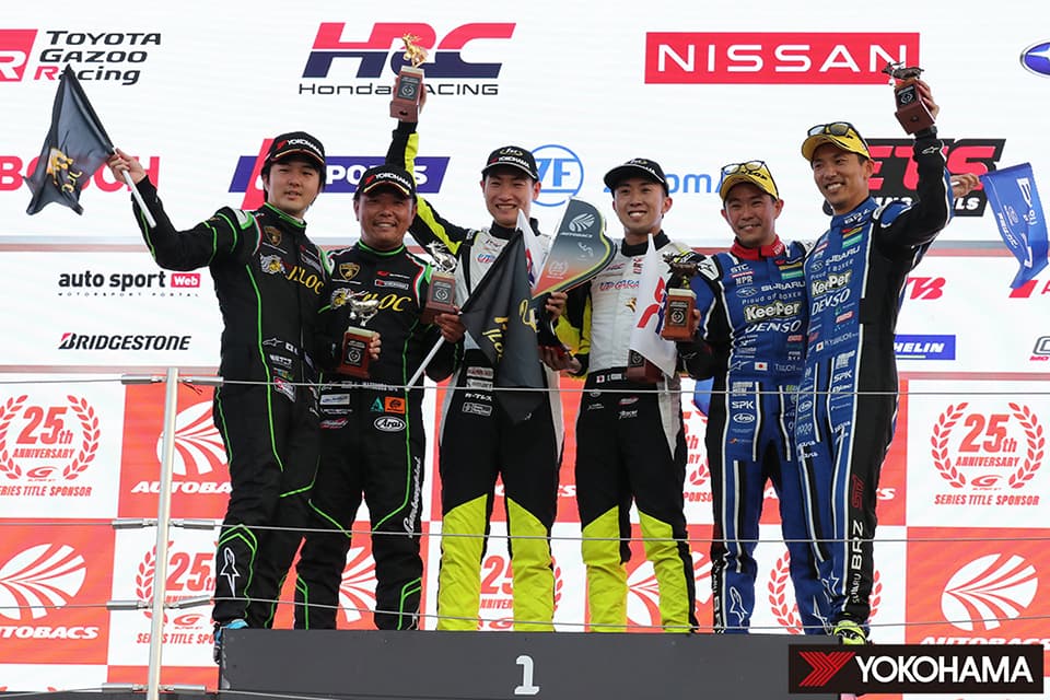 Cars running on YOKOHAMA’s global flagship ADVAN brand tires finish one-two in GT300 class at SUPER GT’s 5th round