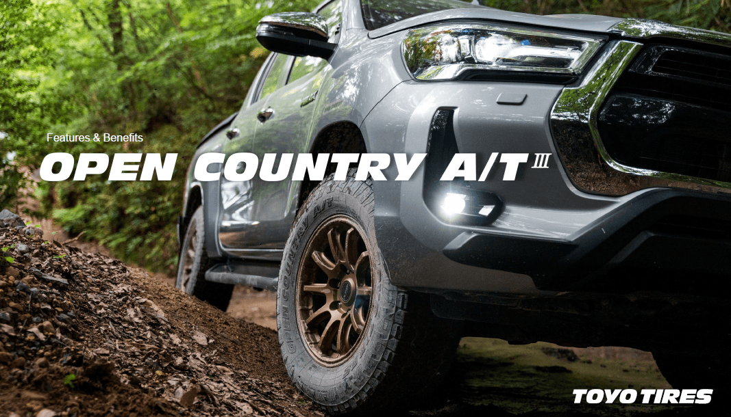 تقدم تويو تاير المفاهيم والميزات لإطارات Open Country A/T III