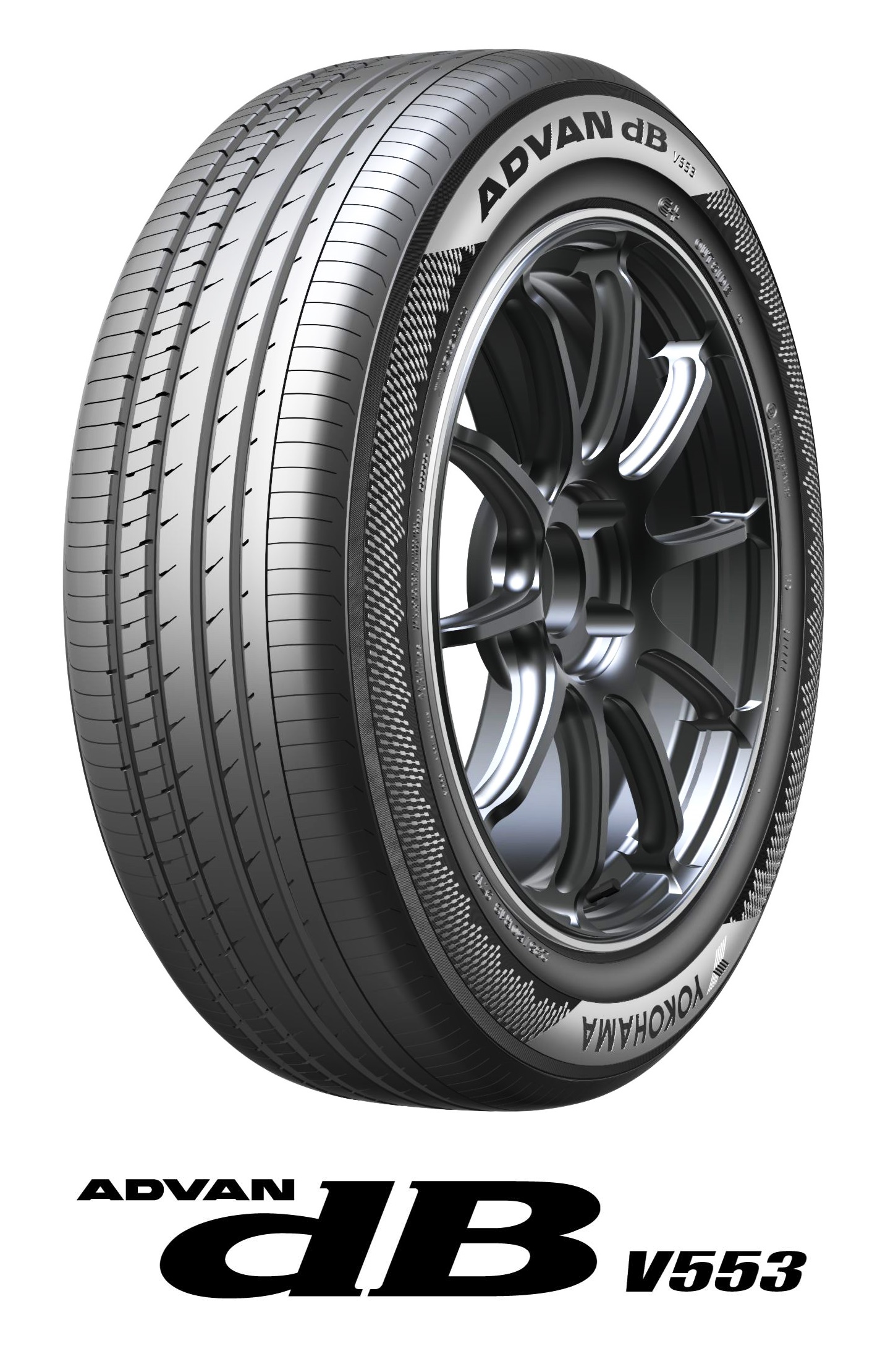 Yokohama Rubber introduces ADVAN dB V553, a superbly quiet